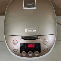 Nồi Cơm Điện Tử Sharp 1.8 Lít KS-COM181CV-GL - Hàng Chính Hãng, Mới 99%  