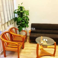 Bộ bàn ghế gỗ, băng ghế nệm vải giá tốt  