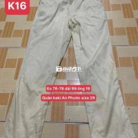 Quần Kaki An Phước Size 29  