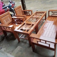 Bộ Ghế Gỗ Sồi Tay 12