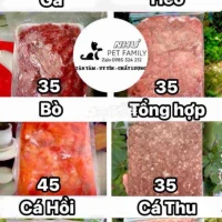 heo bò gà cá xay 35k / KG
