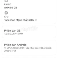 Mi 11t 8/256 . chưa thay j . màn hơi lưu ảnh.