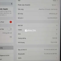 iPad Pro M2 128Gb Wifi 11 inch Mỹ - Pin 87% - Máy 98.5%
