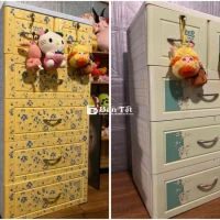 Tủ nhựa 5 tầng cao 1m20 ngang 60: 899N. 🎀 Tủ nhựa