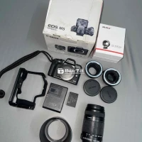 Canon M5 + EFs 55 - 250mm + 2 ngàm EF - EOS M 1/2