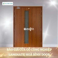 Báo Giá Cửa Gỗ Công Nghiệp Laminate| Hoà Bình Door