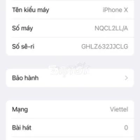 Giao lưu iphone X 64gb qte sang máy adroid