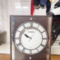 Đồng hồ để bàn Citizen gỗ
