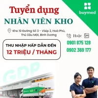 BUYMED LOGISTICS-TUYỂN DỤNG NHÂN VIÊN KHO