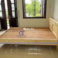 giường gỗ sồi ^^ giường ngủ cho gd giá rẻ hcm ,