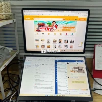 màn hình di động 14 inch có loa chữa cháy