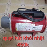 Quạt hút khói Nhật sử dụng điện 220V  