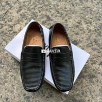 Giày Nam/ Giày Mọi/ Giày Lười Clarks Đen