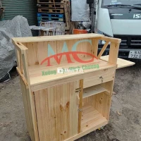 Xe gổ bán cà phê