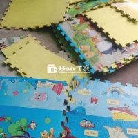 Thảm xốp 2cm lót sàn cho bé – Gắn phòng, tặng miễn phí  