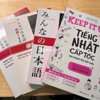 Bộ sách tiếng Nhật (tặng full khoá học N5-N1)
