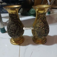 Cặp bình bông đồng
