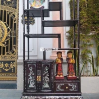 Tủ bày đồ khảm ốc đẹp mắt, sang trọng!