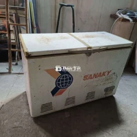 Tủ 2 ngăn đông và mát - Sanaky đang sử dụng tốt  
