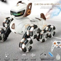 Robot Chó Thông Minh - Xe Điều Khiển Chó Robot Dog 8 Bánh  
