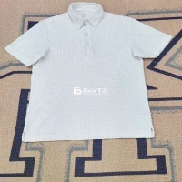 Polo Uniqlo Chính Hãng - Tone Trắng Chấm Bi Xinh Xắn!