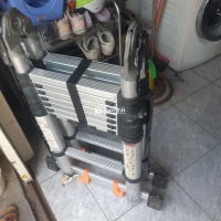 Thang Nhôm Rút Chữ A 2,5m Thẳng 5m - Dakita - Hàng Ít Dùng Còn Mới  