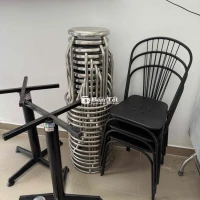 Bàn và Ghế Inox Mới Chưa Sử Dụng - Bán Lại Do Quán Nhỏ Không Có Diện Tích  