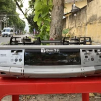 Bếp gas Rinnai RTS-S66VTCS nội địa Nhật - Hàng đẹp, ít dùng