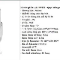 CẦN BÁN QUẠT KHÔNG CÁNH  