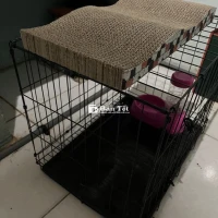 Lồng nuôi mèo tặng kèm miếng cho mèo cào