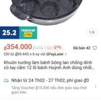 khuân nướng bánh bông lan