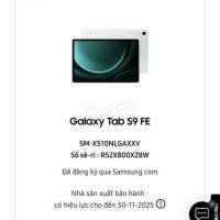 Cần bán gấp Tab S9 FE chính hãng, bảo hành dài!