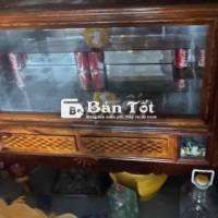 Bán Tủ Dài Cỗ Gỗ Lát Hoa Cổ