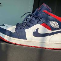 Jordan 1 Olympic USA 2Hand - Jordan 1 Mid Olympic USA  