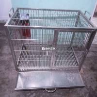 Chuồng chó inox cao 700, rộng 500, dài 800, chất liệu bền đẹp