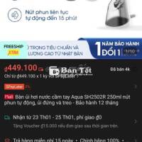 Bàn ủi hơi nước cầm tay AQUA  