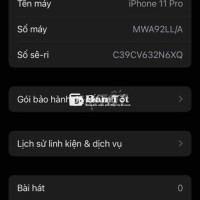 Cần Bán iPhone 11 Pro 64GB - Lỗi FaceID, Đã Thay Màn Hình Zin