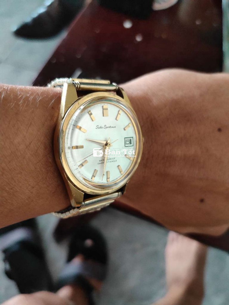 Cót Tay Seiko 17 Jewels - Size 36 - Bọc Vàng 14K