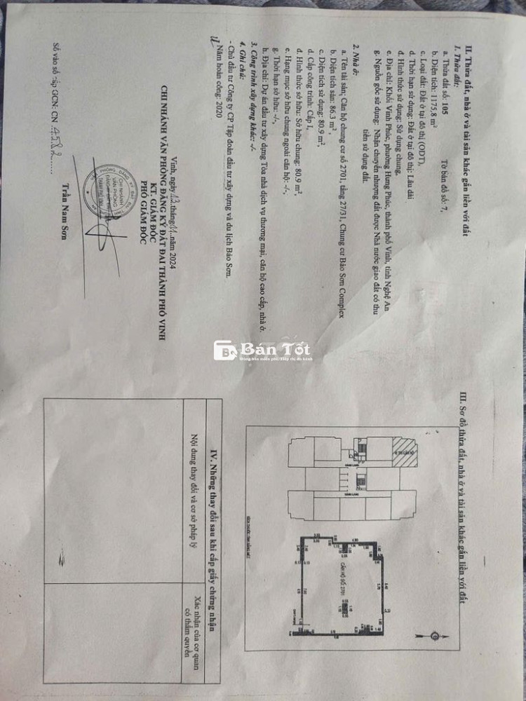 Căn hộ 86,7m2 2PN 2wc sổ hồng riêng 126 Nguyễn Sỹ Sách