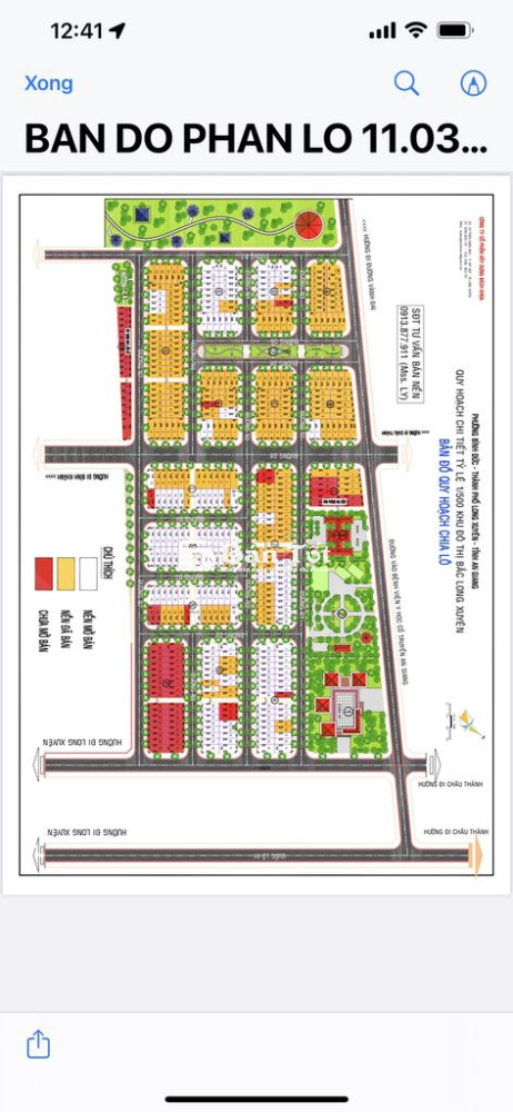 Bán Đất Thổ Cư 172m2 - Dự Án Bắc Long Xuyên (Nền Đôi Ngay Ngã Tư)  