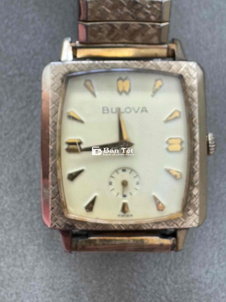 Đồng hồ cổ Bulova máy lên giây, chạy chuẩn, hàng sưu tầm cho tay nhỏ  