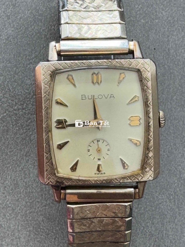 Đồng hồ cổ Bulova máy lên giây, chạy chuẩn, hàng sưu tầm cho tay nhỏ  