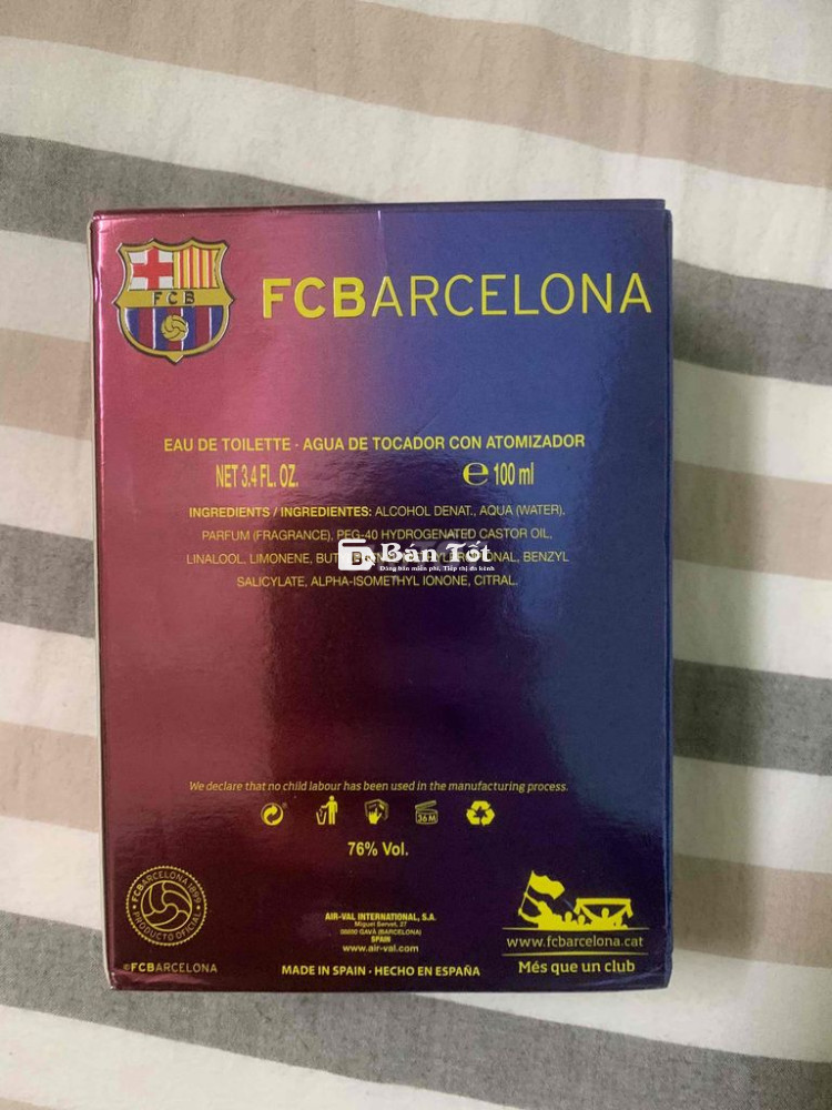 Nước hoa Fc Barcelona (mua tại sân Barcelone)