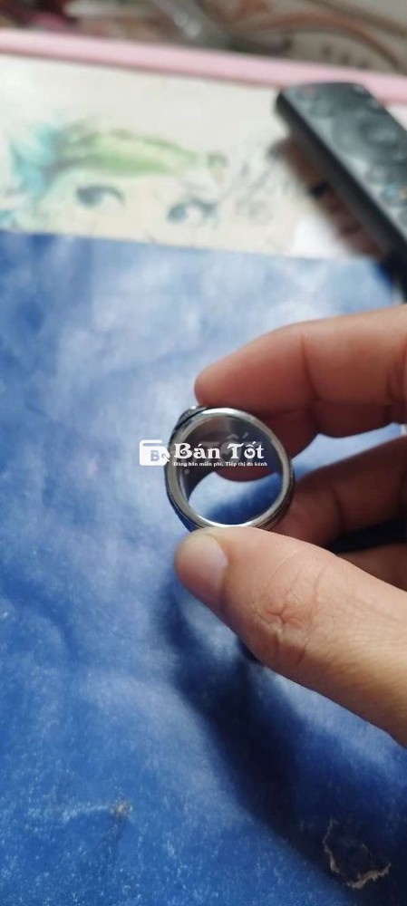 Nhẫn hợp kim ko hút nam châm ni tay 20mm