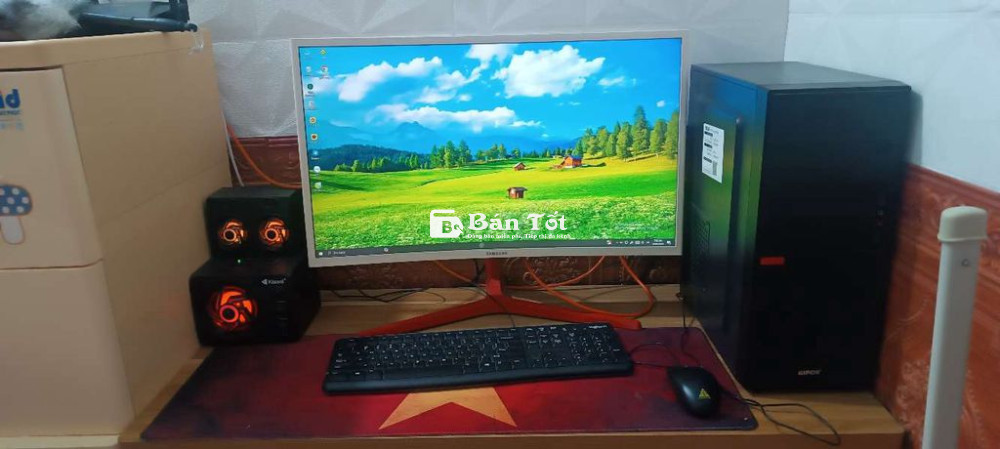 Cây máy tính + loa + màn hình 27 inch - Giá tốt!