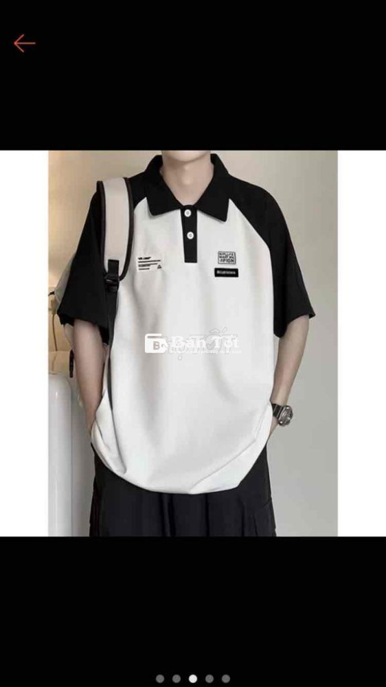 Áo Polo Phối Cổ Size XXL In Chữ SPION Unisex Nam  