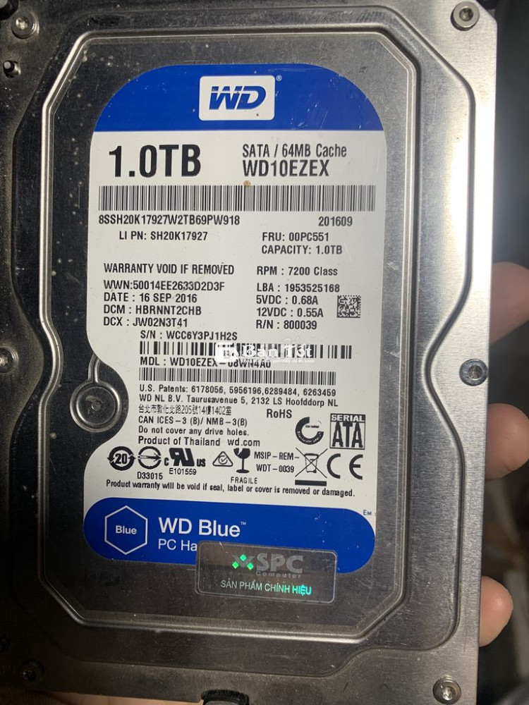 Ổ Cứng HDD 1TB Bóc Máy - Lưu Trữ Camera Chuyên Dụng  