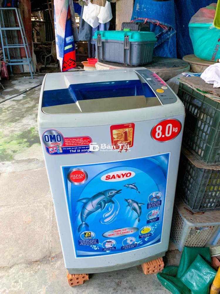 Máy Giặt Sanyo, Nồi Đồng Cối Đá - Máy Giặt Nguyên Bản, Ít Sử Dụng, Cần Bán Gấp