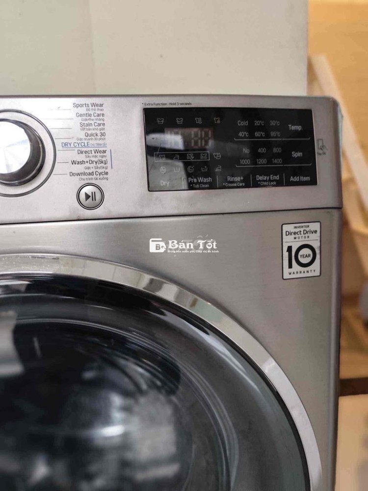 Pass rẻ máy giặt Sấy LG 9kg cửa trước