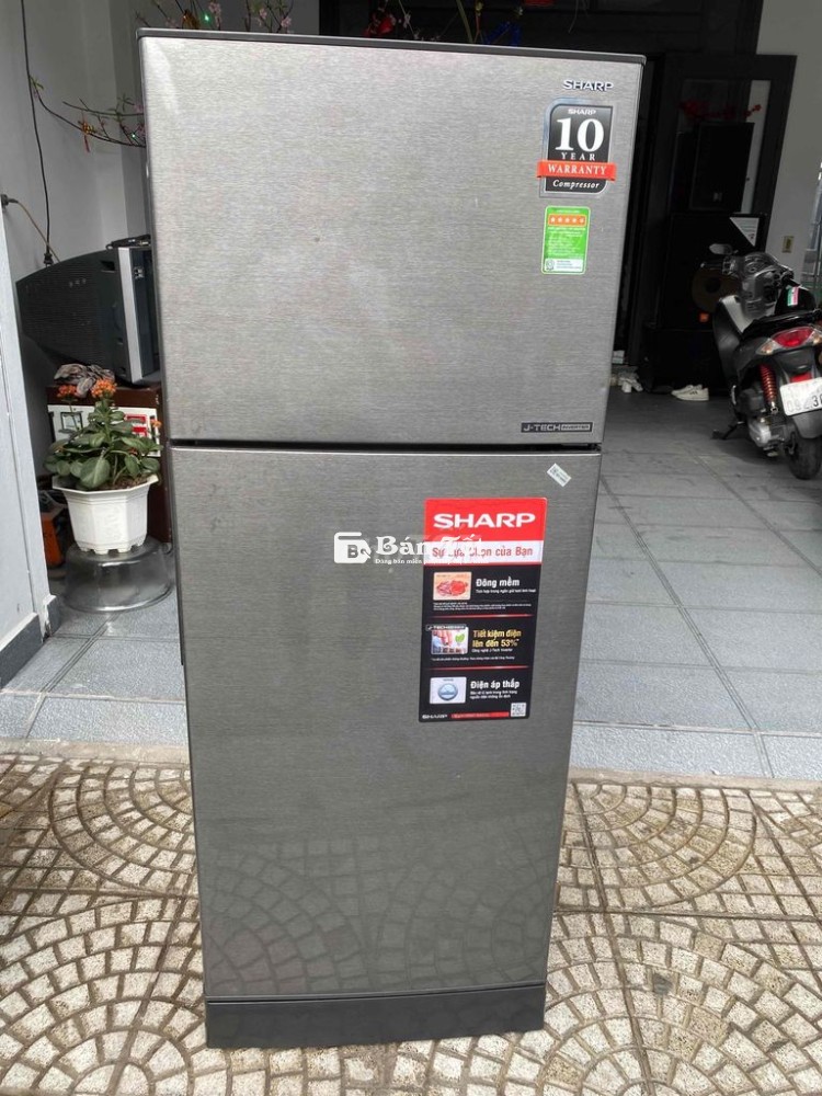 Tỉ lạnh Sharp xám 200L mới 95%